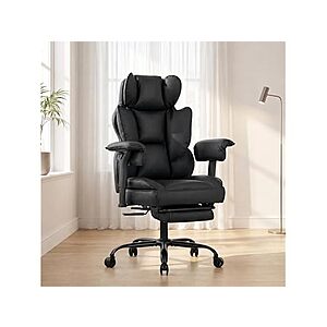 Big & Tall Ergonomic Gaming/Office Chair w/ Footrest $141.99 & More + Free Shipping w/ Prime