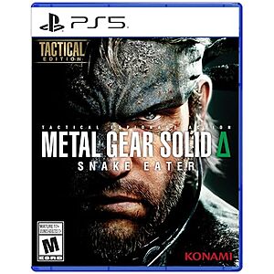$25.38* | Metal Gear Solid Delta: Snake Eater Tactical Edition (PlayStation 5) at Amazon