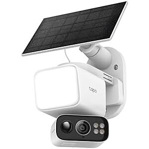 $79.96* | Tapo 2K Outdoor Solar Floodlight Security Camera Kit + 25% Back w/ Prime Visa Card at Amazon