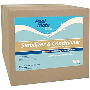 $20.60* | 16-Pound Pool Mate Premium Pool Stabilizer & Conditioner at Amazon