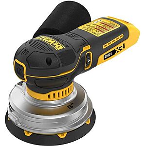 BOGO DEWALT XR® Random Orbital Sander, 20V MAX, DCW211B, 5 IN - Free 5 Ah Battery $159.99