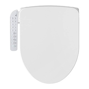 HD-7000 Electric Bidet Seat for Elongated Toilets in White with Fusion Heating Technology $239