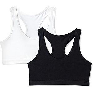 Amazon Essentials Girls' Cotton Jersey Racerback Crop Top Bralette $6.74