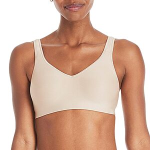 Hanes Women's Wireless Full-Coverage Smooth Comfort T-Shirt Bra (Nude) $8.74 + Free Shipping w/ Prime or on $35+