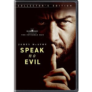 Speak No Evil Collector's Edition (DVD) $7.50 + Free Shipping w/ Prime or on $35+