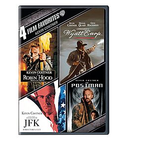 4 Film Favorites: Kevin Costner Collection (DVD) $10.78 + Free Shipping w/ Prime or on $35+