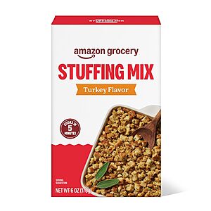 6-Oz Amazon Grocery Turkey Flavor Stuffing Mix $0.87 w/ S&S + Free Shipping w/ Prime or on $35+