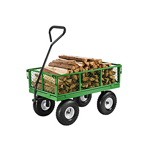 VEVOR 680 Lbs Steel Garden Cart with 10" Tires $55.71 + Free Shipping at Vevor
