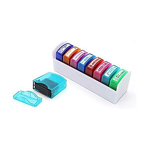 8PCS Teacher Stamp Set,Colorful $3.99 + Free S&H w/ Prime at Woot!