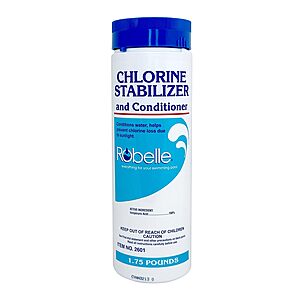 1.75-Lb Robelle Chlorine Stabilizer & Conditioner for Pools $5.47 + Free Shipping w/ Prime or on $35+