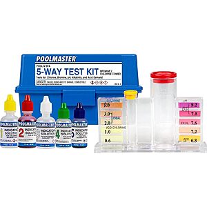 Poolmaster 5-Way Pool & Spa Water Test Kit w/ Liquid Reagents $9.46 + Free Shipping w/ Prime or on $35+