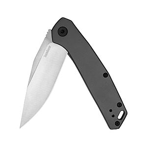 Kershaw Align Pocket Knife, Gray, 3.15 Inch Clip Point Blade $28.52 + Free S&H w/ Prime or $35+