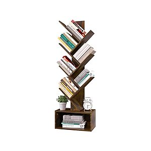 $23.99 | Tree Bookshelf - 6 Shelf Retro Floor at Woot!