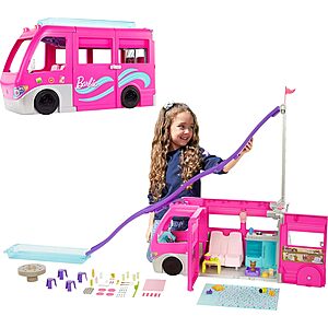 Barbie Dream Camper Playset w/ 60+ Accessories & 7 Play Areas $65.00 + Free Shipping