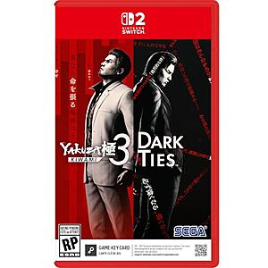 $29.99* | Yakuza Kiwami 3 & Dark Ties (Nintendo Switch 2) at Amazon