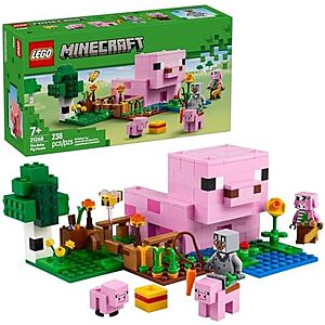 $12.79 | 238-Piece LEGO Minecraft - The Baby Pig House (21268, 2025) at Amazon