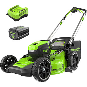 Greenworks 80V 21" Cordless Battery 4-in-1 Self-Propelled Lawn Mower 4.0 ah battery and charger + Free S/H $408