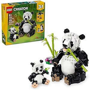 $31.99 | 626-Piece LEGO Creator: 3 in 1 - Panda Family (31165, 2025) at Amazon