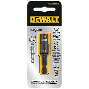 DEWALT Double Ended Nut Driver (1/4" + 5/16") $4.09 + Free Shipping w/ Prime or on $35+