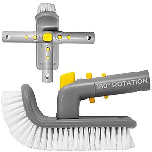 SWIMLINE Pool Brush for Walls, Floors, and Steps 180-Degree Swivel $4.66 + Free S&H w/ Prime or $35+
