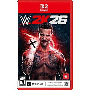 WWE 2K26 (Nintendo Switch 2) $34.99 at Target