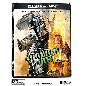 Pre-order The Mandalorian And Grogu - 4K UHD/BD Combo + Digital $29.96 Amazon.com