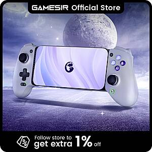 GameSir G8 Galileo Mobile Gamepad Hall Effect Sticks Triggers Type-C G8 $39.89 + Free Shipping