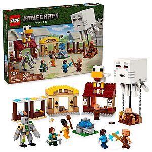 555 pcs LEGO Minecraft The Ghast Balloon Village Attack- Toy Building Set (21273) $44.79 + Free S&H at Amazon