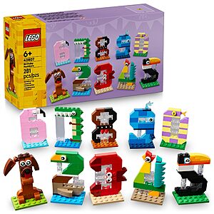 LEGO Birthday Numbers Party Decor $15.99 + Free Shipping w/ Prime or on $35+