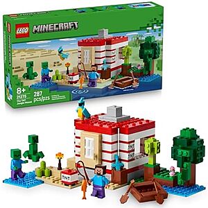 $23.99 | 287-Piece LEGO Minecraft - The TNT Jungle House (21275, 2025) at Amazon