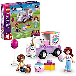 $7.99 | 67-Piece LEGO Friends: Traffic - Unicorn Cake Delivery Car (42675, 2026) at Amazon