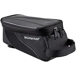 $7.59** | Schwinn Top Tube Phone & Storage Bike Bag (Black) at Amazon