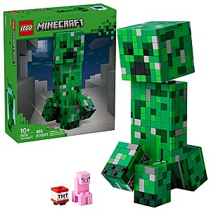 LEGO Minecraft The Creeper Kids Building Toy - Minecraft Toy for Boys & Girls, (21276) $31.99