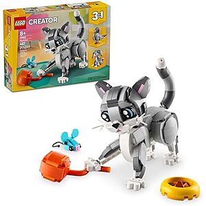 $19.99* | 407-Piece LEGO Creator: 3 in 1 - Playful Cat (31163, 2025) at Amazon