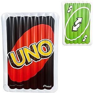 $7.49* | Uno™ Pool Float – Giant Inflatable Reverse Card, Floatie for Pool, Beach & Lake at Amazon