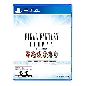$39.99* | Final Fantasy I-VI Collection Anniversary Edition (PS4) at Amazon