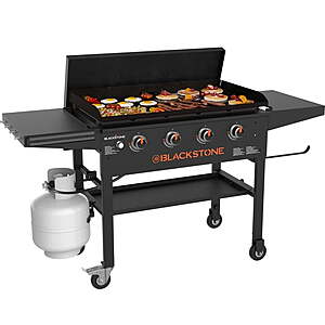 36" Blackstone 4-Burner Outdoor Flat Top Griddle w/ Hard Cover $240 + Free Shipping