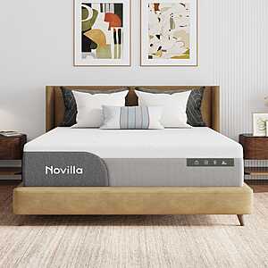 $161-$319 Free Del. Home Depot Twin/Full/Qu/King Medium Cooling Gel Memory Foam 12 in. Pressure Relief Bed-in-a-Box Mattress