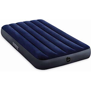 Intex 10" Twin Standard Dura-Beam Airbed Mattress Navy Blue $12.97