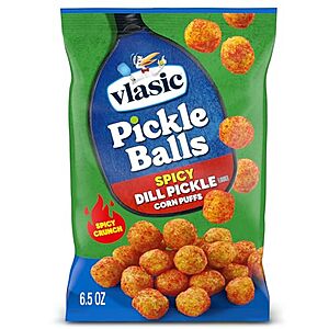 [SnS, AC] $2.77* | 6.5-oz Vlasic Pickle Balls Spicy Dill Pickle Corn Puffs at Amazon
