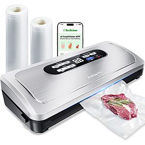 Vacuum Sealer Machine with AirLock ProSeal System, 10-in-1 Vacuum Sealer for Food, Moist/Dry Sealing Modes $59.99