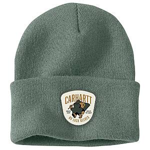 Carhartt Knit Shamrock Patch Beanie (Green Slate) $8.97 + Free Shipping on $49