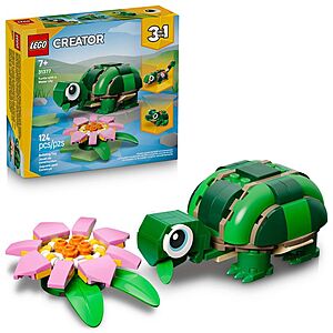 LEGO Creator 3-in-1 Turtle with Water Lily Flower (31377) $7.99 + Free Store Pickup at Target or Free Shipping on $35+