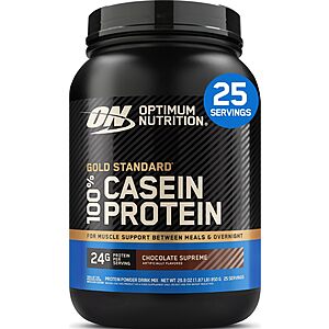 Optimum Nutrition Gold Standard Casein Protein Powder Chocolate Supreme 2LB $44.99