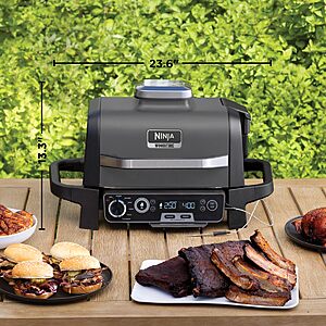 $330 FS AMAZON Ninja Woodfire™ Pro Outdoor Grill with Built-in Thermometer, OG751