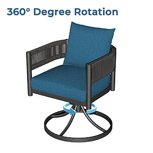 Grand patio Outdoor Dining Chair Set of 2, 2 Pieces Patio Dining Chairs $169.99