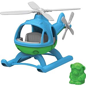 Green Toys Helicopter w/ Bear Pilot (Blue/Green) $7.43 + Free Shipping w/ Prime or on $35+