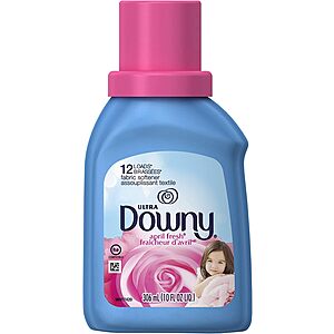 Downy April Fresh Liquid Fabric Conditioner (Fabric Softener), 12 Loads 10 fl oz $2.99