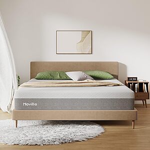 Novilla Bliss King Size Mattress, 12 Inch + free haul away service $298.77