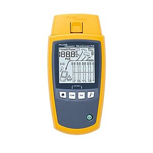 $669.49* | Fluke Networks - 5018508 MS-POE MicroScanner Copper Cable Verifier and PoE tester for RJ-45 Category 5-6A Ethernet Cables at Amazon